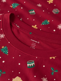 NAME IT Jule Natsæt Voksen Vismas Jester Red